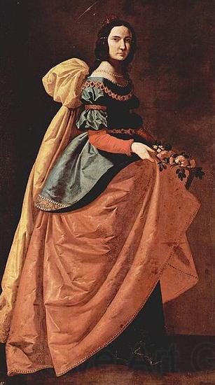 Francisco de Zurbaran Hl. Casilda von Toledo Norge oil painting art